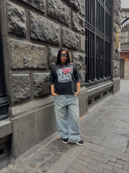 Baggy Jean Broken Sky Blue