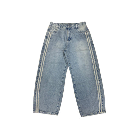 Baggy double lines celeste